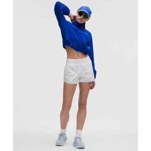 Lululemon Shorts Women 6 Hotty Hot High Rise Lined 4 Lace Trim Running Athletic